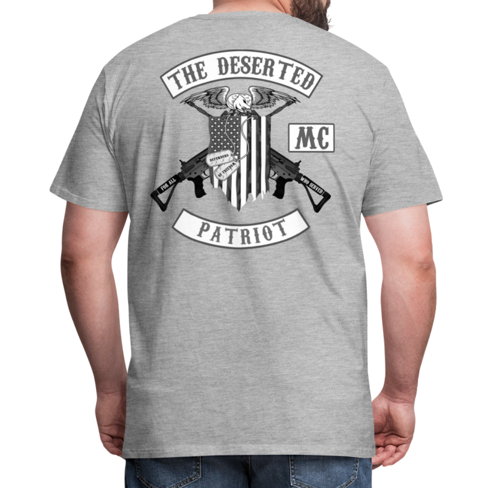 TDMC Patriot Shirt B&W - heather gray