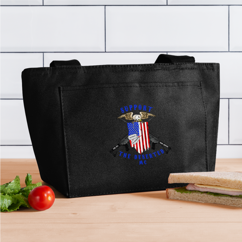 Support Lunch Bag Full Color - black