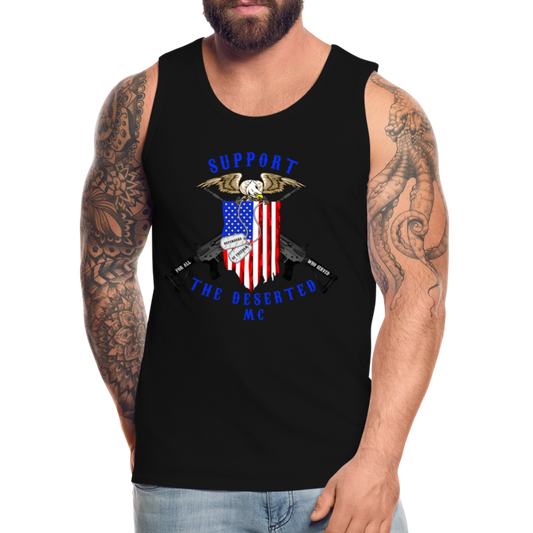 Support Tank Top Color - black